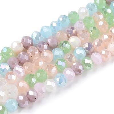 Electroplate Glass Beads Strands