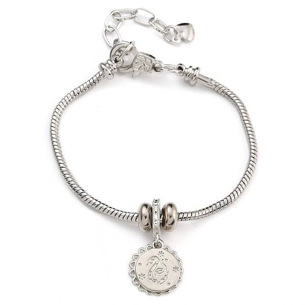 Brass Micro Pave Cubic Zirconia European Bracelets