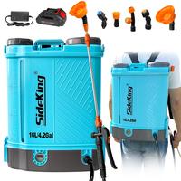 4 Gallon, 0-100 PSI Adjustable Pressure Sprayer Compatible with Makita 18V Battery, Electric Sprayer with Wand, 5 Nozzles, 2....