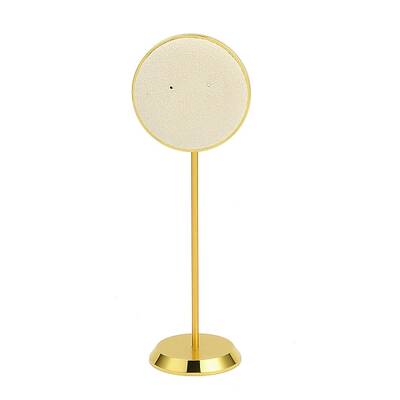 Round Microfiber Earring Display Riser Stands