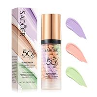 Primer for Face Before Makeup,One Step Color Corector Primer,SPF 50 PA+ 3 In 1 Sunscreen Isolation Cream,Color Correcting Fac...