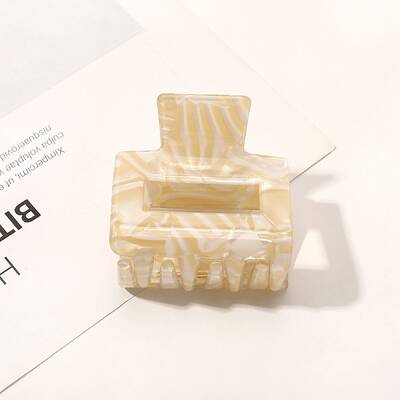 Rectangle Cellulose Acetate Claw Hair Clips