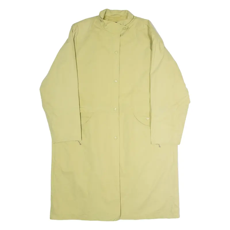 CLAUDE HAVREY Womens Coat Yellow 90s L