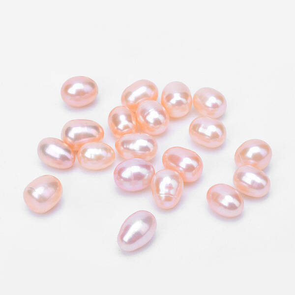 Natural Cultured Freshwater Pearl No Hole Beads