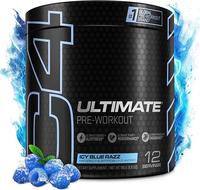 Cellucor C4 Ultimate Pre Workout Powder ICY Blue Raz | Sugar Free Preworkout Energy Supplement for Men & Women | 300mg Caffei...