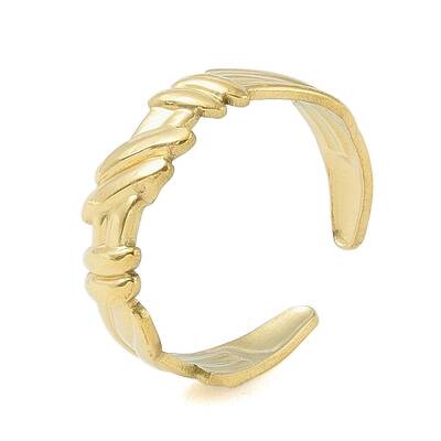 304 Stainless Steel Open Cuff Rings for Women