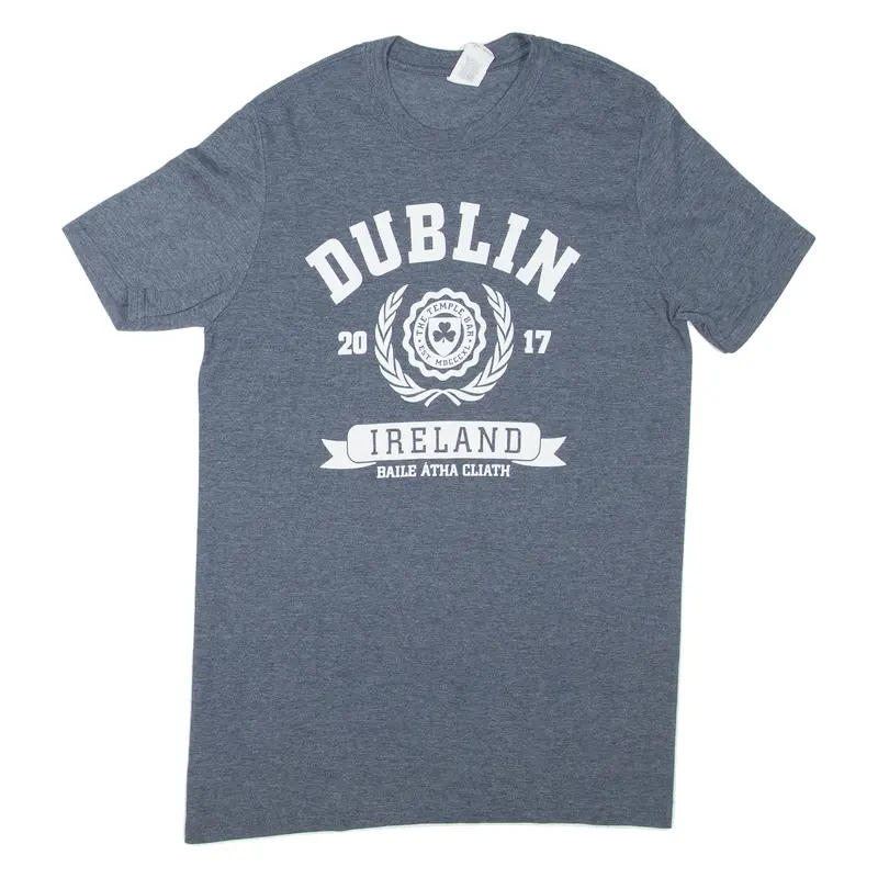 GILDAN Dublin Mens T-Shirt Grey M