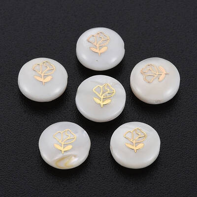 Natural Freshwater Shell Beads