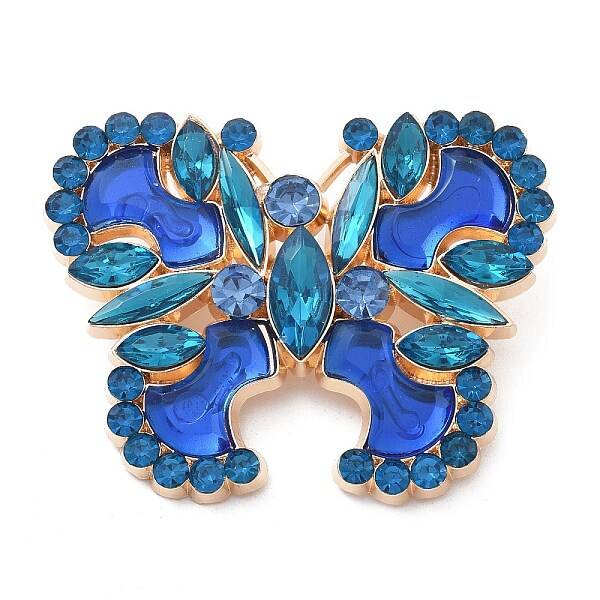 Butterfly Alloy Rhinestone Brooches