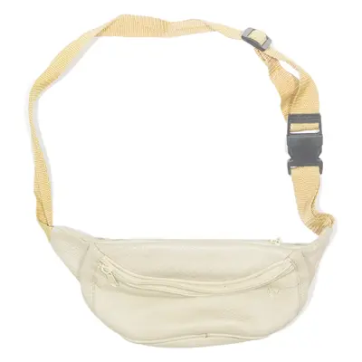 Womens Bum Bag Cream Leather