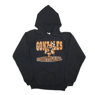 PORT & COMPANY Gonzales Football USA Hoodie Black Pullover Mens M