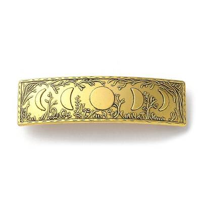 Moon Phases Alloy Hair Barrettes
