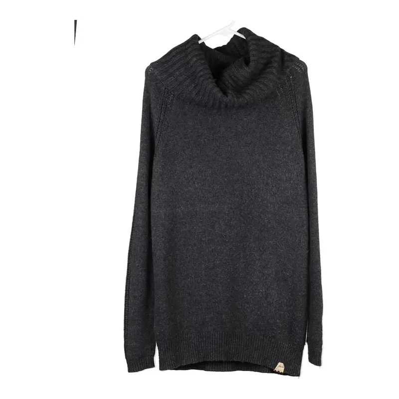 Napapijri Jumper Dress - Large Grey Wool