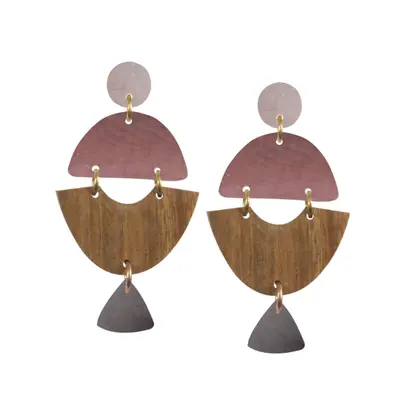 Tigre Earrings - Lagos Blues