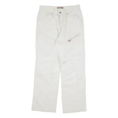 CELIO SPORTSWEAR Cargo Trousers Beige Relaxed Straight Womens W30 L30