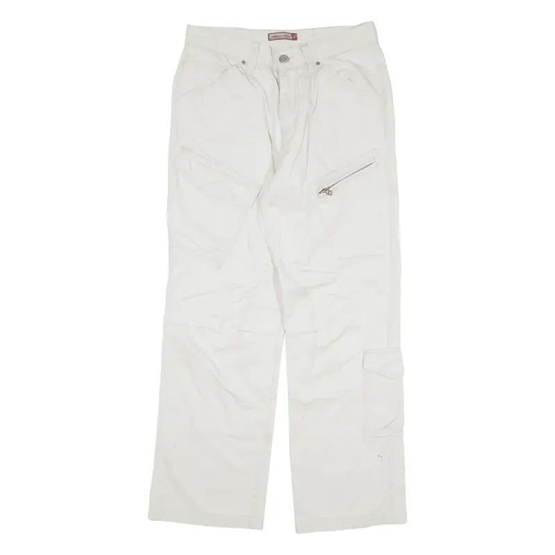 CELIO SPORTSWEAR Cargo Trousers Beige Relaxed Straight Womens W30 L30