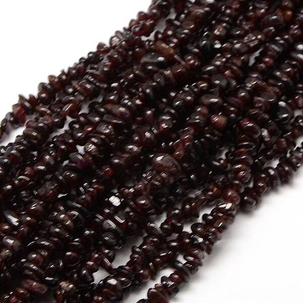 Natural Garnet Beads Strands