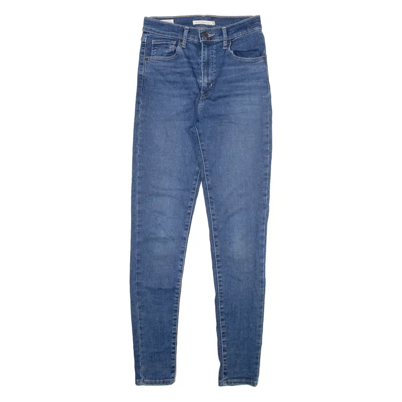 LEVI'S Mile High Big E Womens Jeans Blue Slim Skinny W28 L30