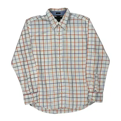 Tommy Hilfiger Slim Fit Shirt - Large Multicoloured Cotton