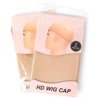 New Wiggins 1Pack (2 PCS) Hair HD Wig Caps For Lace Front Thin Invisible Wig Cap Transparent and Breathable Bald Cap for Wig