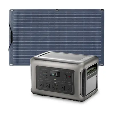 ALLPOWERS 3200W Solar Generator (R3500 + SF100 100W Flexible Solar Panel) R3500+SF100 100W Solar Panel