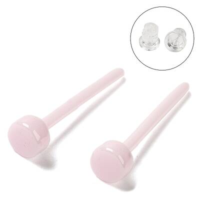 Hypoallergenic Bioceramics Zirconia Ceramic Stud Earrings