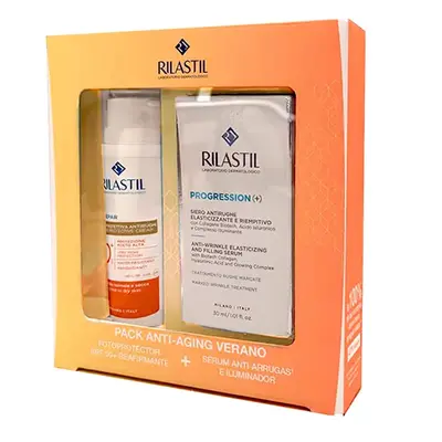 Rilastil Pack Age Repair Spf50 50ml + Progression serum 30ml Set 2 Pieces