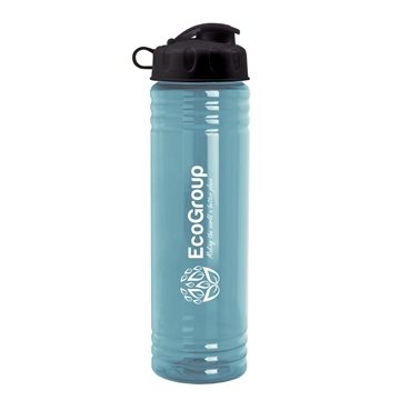 200 Promotional 24 oz Slim Fit UpCycle rPET Bottle With Flip Lid - ...