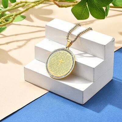 304 Stainless Steel Rhinestone Pendant Necklaces for Women