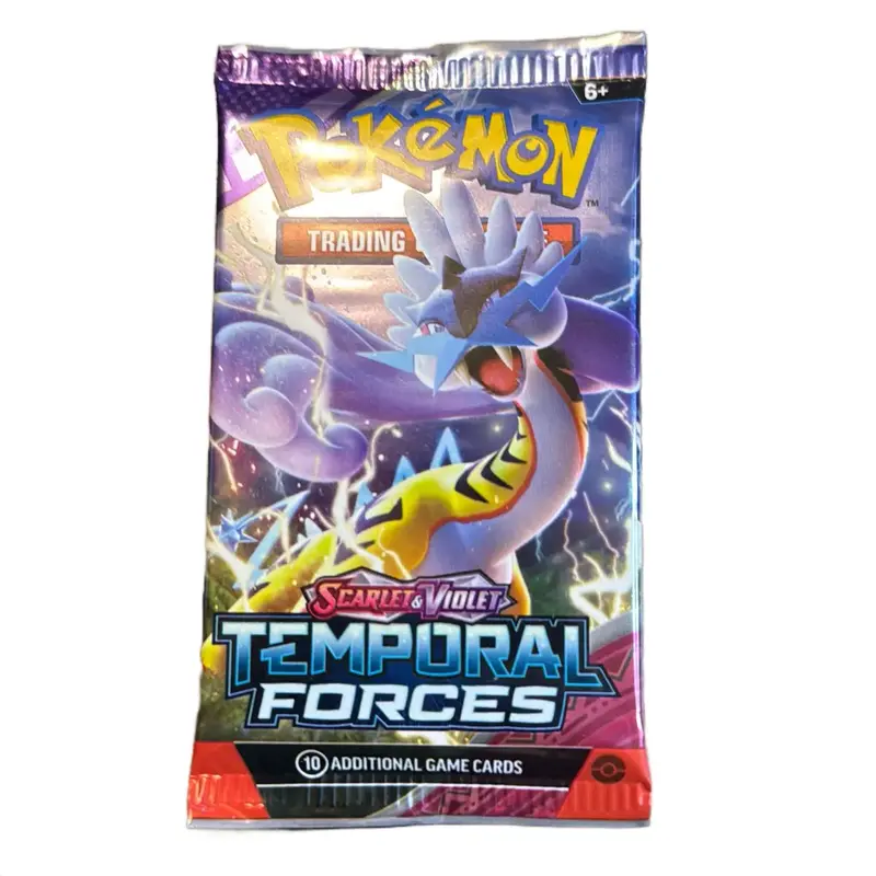 Temporal Forces Pokemon Booster Pack - Includes 12 Years Above Pokemon - No Additional Features or Costs