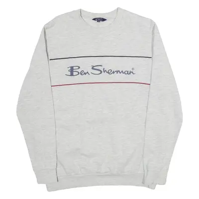 BEN SHERMAN Womens Sweatshirt Grey M