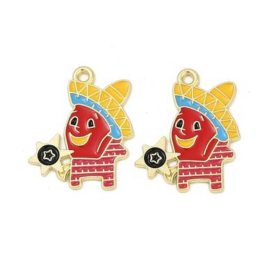 Cinco De Mayo Theme Alloy Enamel Pendants