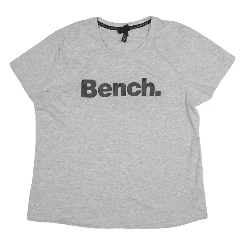 BENCH Womens T-Shirt Grey UK 18