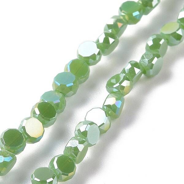 Electroplate Glass Beads Strands