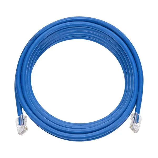 45403 Monoprice 14ft Cat6A RJ45 26AWG Pure Bare Copper Patch Cable Non-booted Ethernet Cable Blue