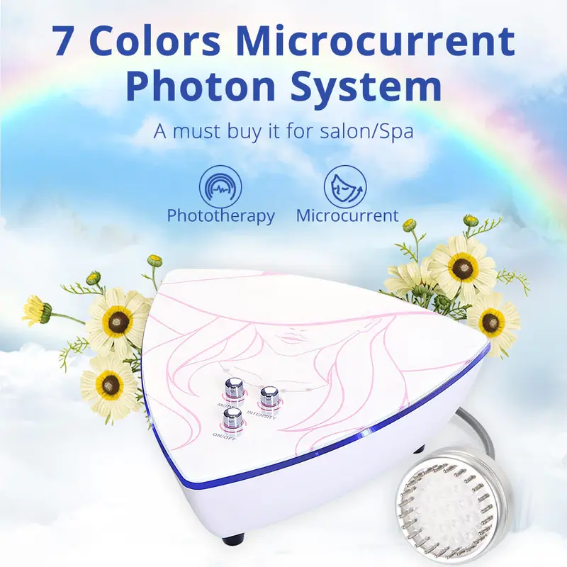 Photon LED Skin Rejuvenation Photon Micro Current Beauty Device for Spa Salon Studio Home Use | MS-12Y3