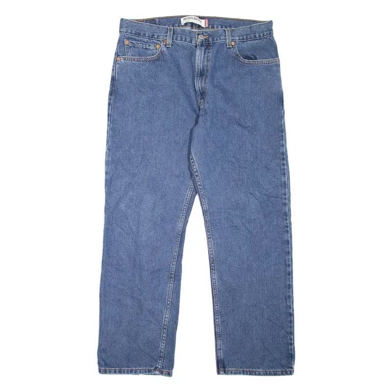 LEVI'S 505 Jeans Mens Blue Regular Straight W36 L29