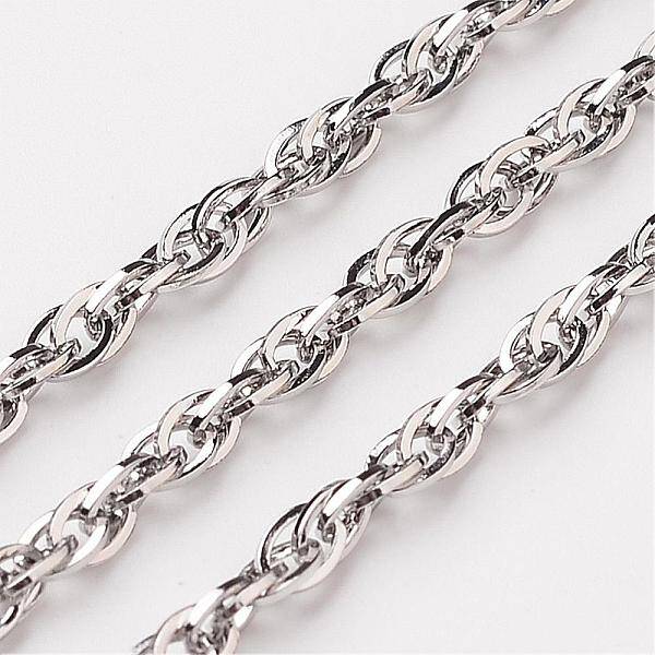 Tarnish Resistant 304 Stainless Steel Rope Chains