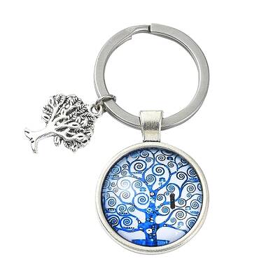 Alloy Glass Keychains