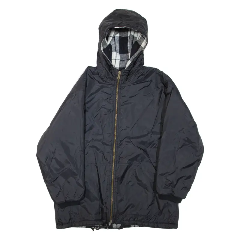 CAMPUS Mens Jacket Black Hooded L