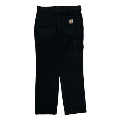 Carhartt Cargo Trousers - 32W 29L Black Cotton Blend