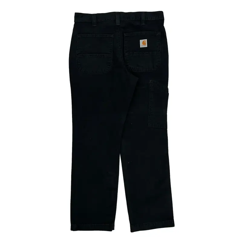 Carhartt Cargo Trousers - 32W 29L Black Cotton Blend
