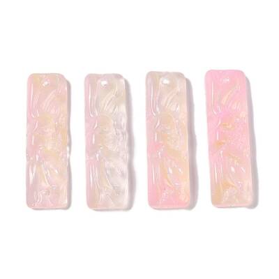 Baking Paint Glass Pendants