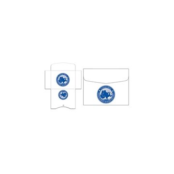 100 Custom Document Folder - Paper Products - Liquid Laminated