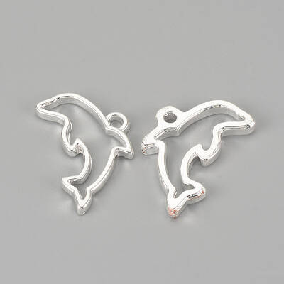 Alloy Open Back Bezel Pendants