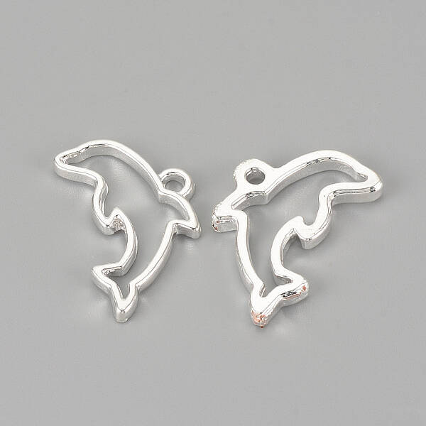 Alloy Open Back Bezel Pendants