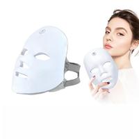 USB Charge 7 Colors LED Facial Mask, Photon Skin Rejuvenation Mask for Daily Care, Face Skin Care Device for Women & Girls, F...
