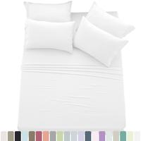 Lux Decor 6 Pcs Solid Bed Sheets -16\