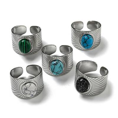 304 Stainless Steel Open Cuff Rings