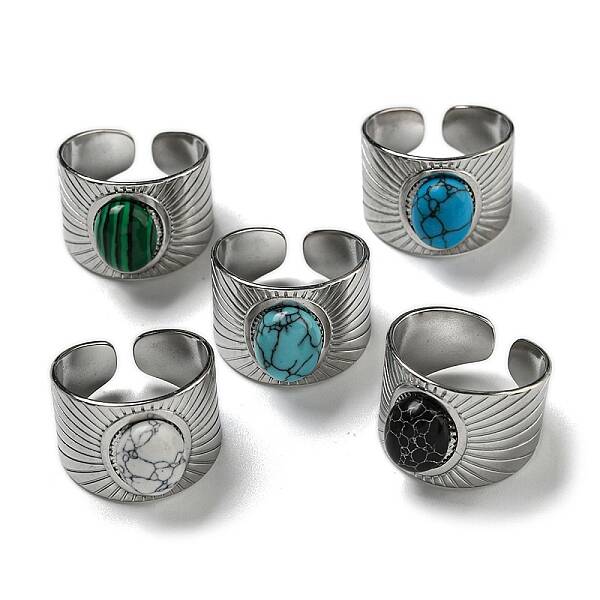 304 Stainless Steel Open Cuff Rings